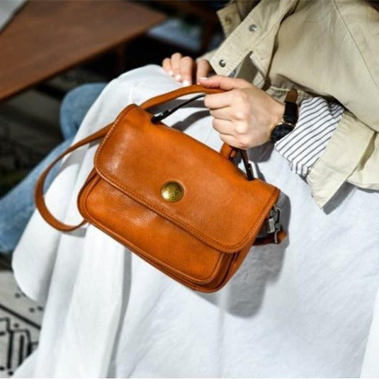 CraftBag - Sac vintage en véritable cuir - Beryleo