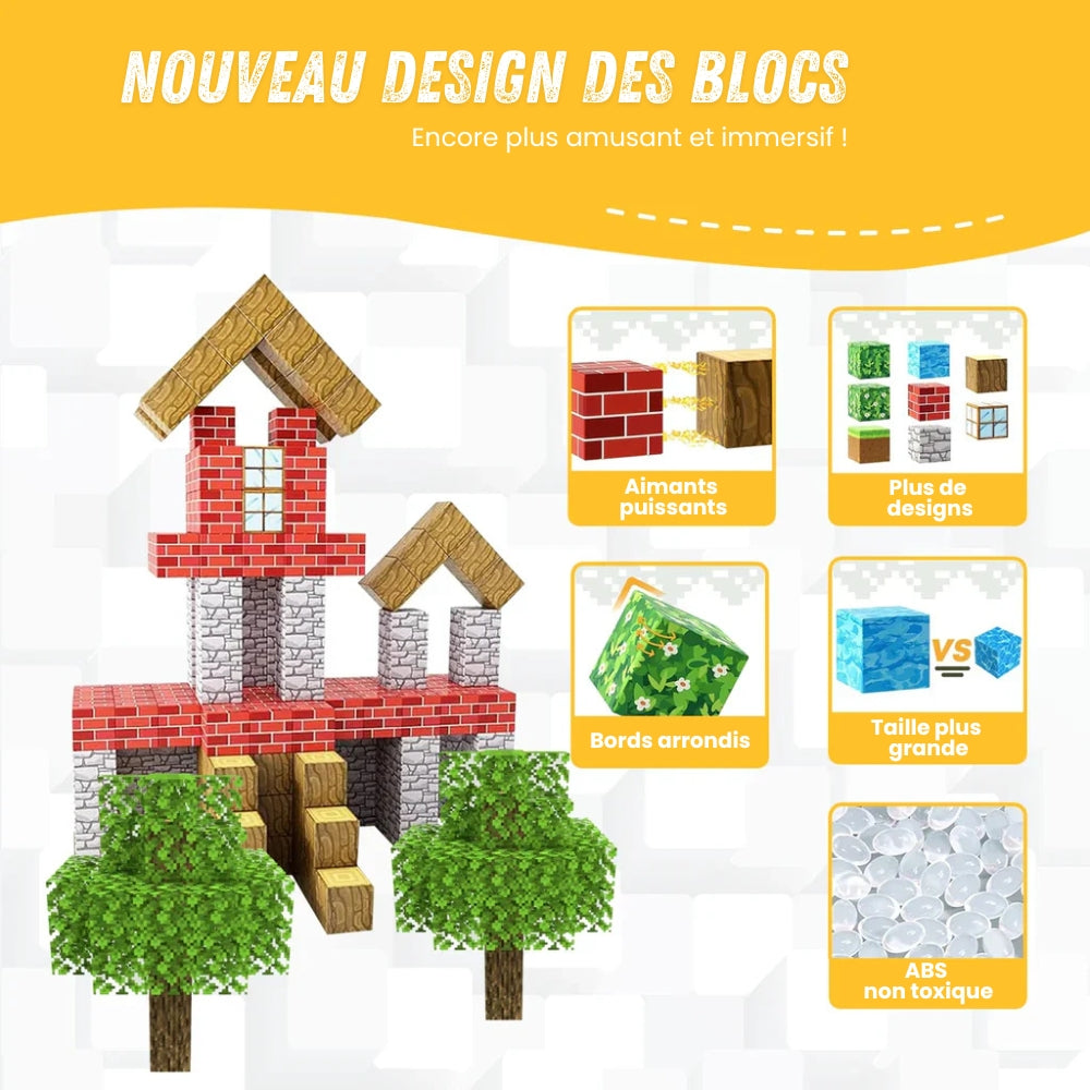 Beryleo™ - Blocs de Construction Magnétiques pour l'Apprentissage STEM