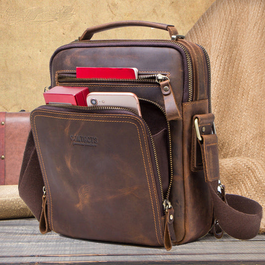 ClassicBag - Sac multifonction en cuir véritable - Beryleo