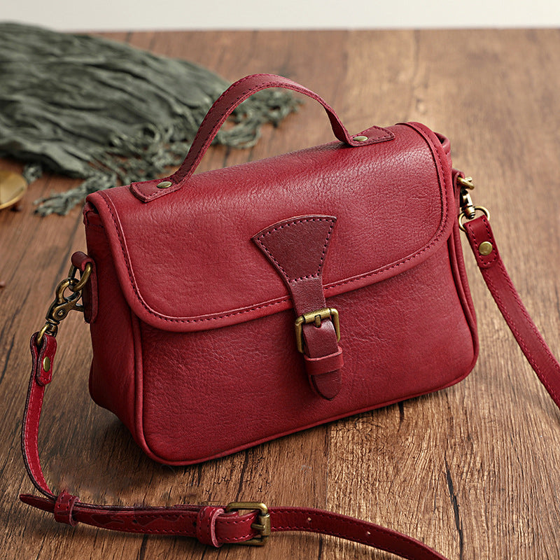 CleverBag - Sac vintage en véritable cuir - Beryleo