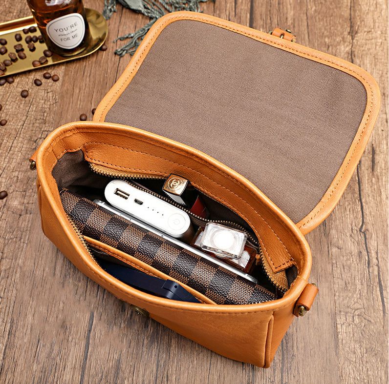 CleverBag - Sac vintage en véritable cuir - Beryleo