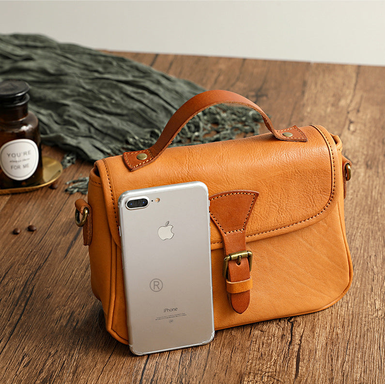 CleverBag - Sac vintage en véritable cuir - Beryleo