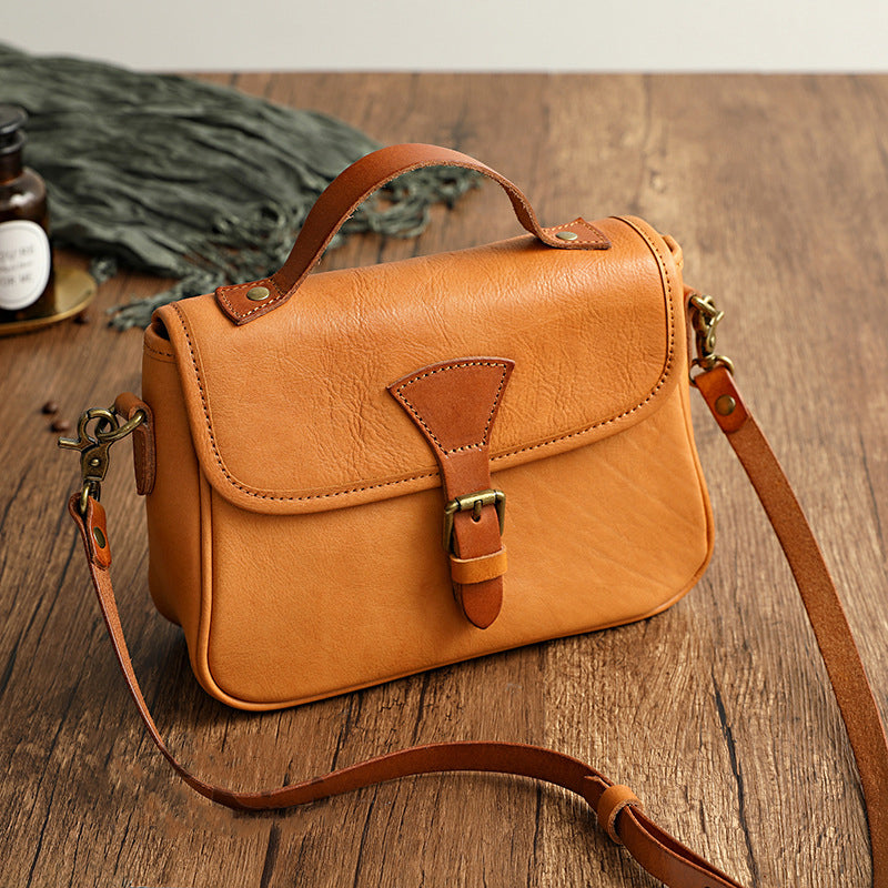 CleverBag - Sac vintage en véritable cuir - Beryleo