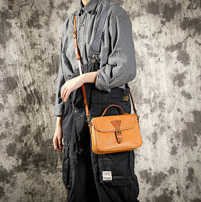 CleverBag - Sac vintage en véritable cuir - Beryleo