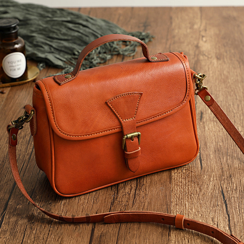 CleverBag - Sac vintage en véritable cuir - Beryleo