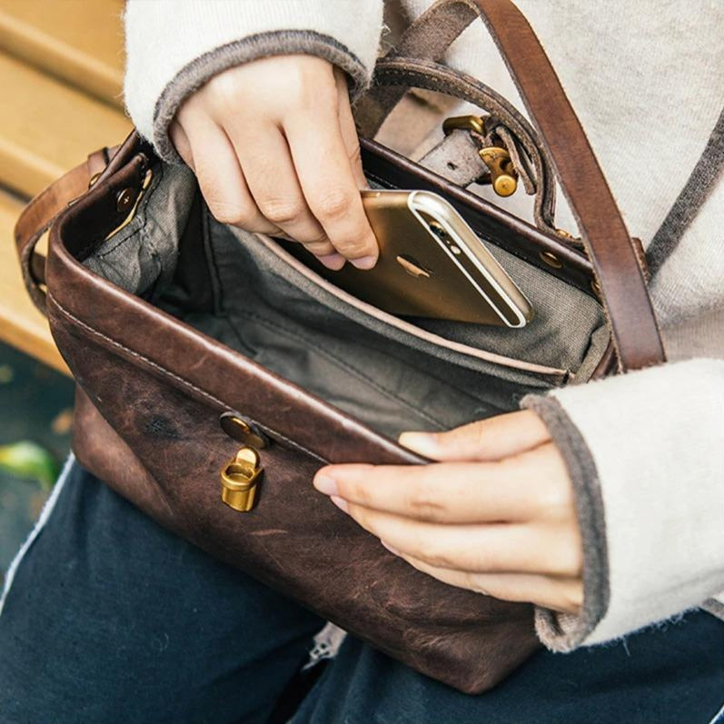 CottageBag - Fait main en véritable cuir - Beryleo