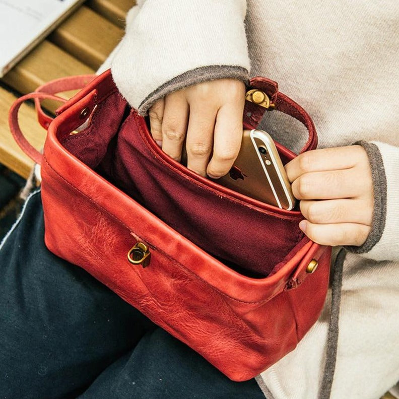 CottageBag - Fait main en véritable cuir - Beryleo