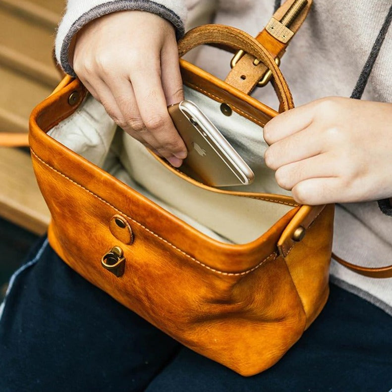 CottageBag - Fait main en véritable cuir - Beryleo