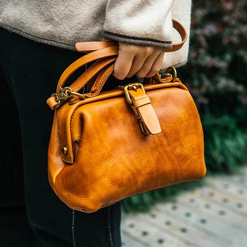 CottageBag - Fait main en véritable cuir - Beryleo