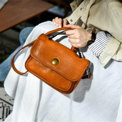 CraftBag - Sac vintage en véritable cuir - Beryleo