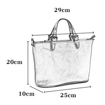 ElegancyBag - Sac vintage en véritable cuir - Beryleo