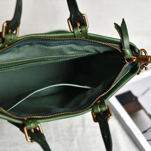 ElegancyBag - Sac vintage en véritable cuir - Beryleo