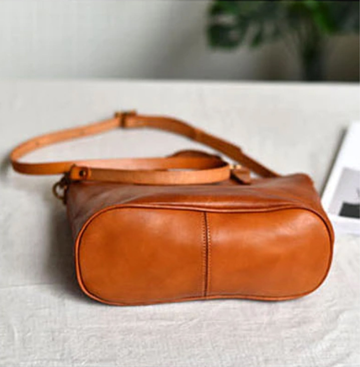 ElegancyBag - Sac vintage en véritable cuir - Beryleo
