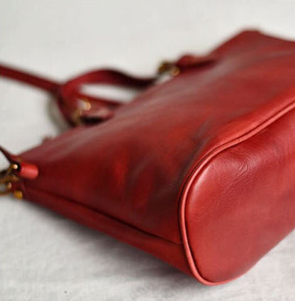 ElegancyBag - Sac vintage en véritable cuir - Beryleo