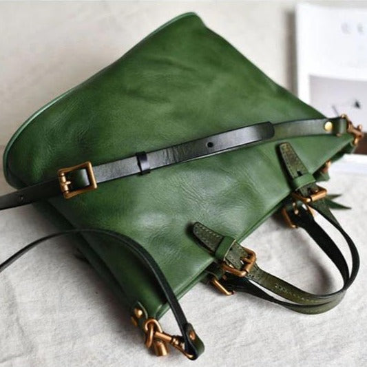 ElegancyBag - Sac vintage en véritable cuir - Beryleo