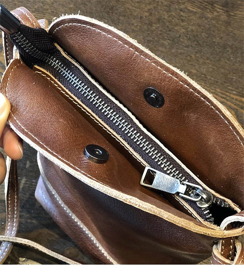 LeanBag - Sac Vintage en cuir - Beryleo