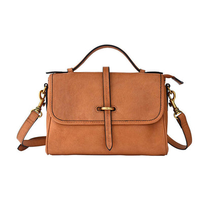 MessengerBag - Sac vintage en véritable cuir - Beryleo