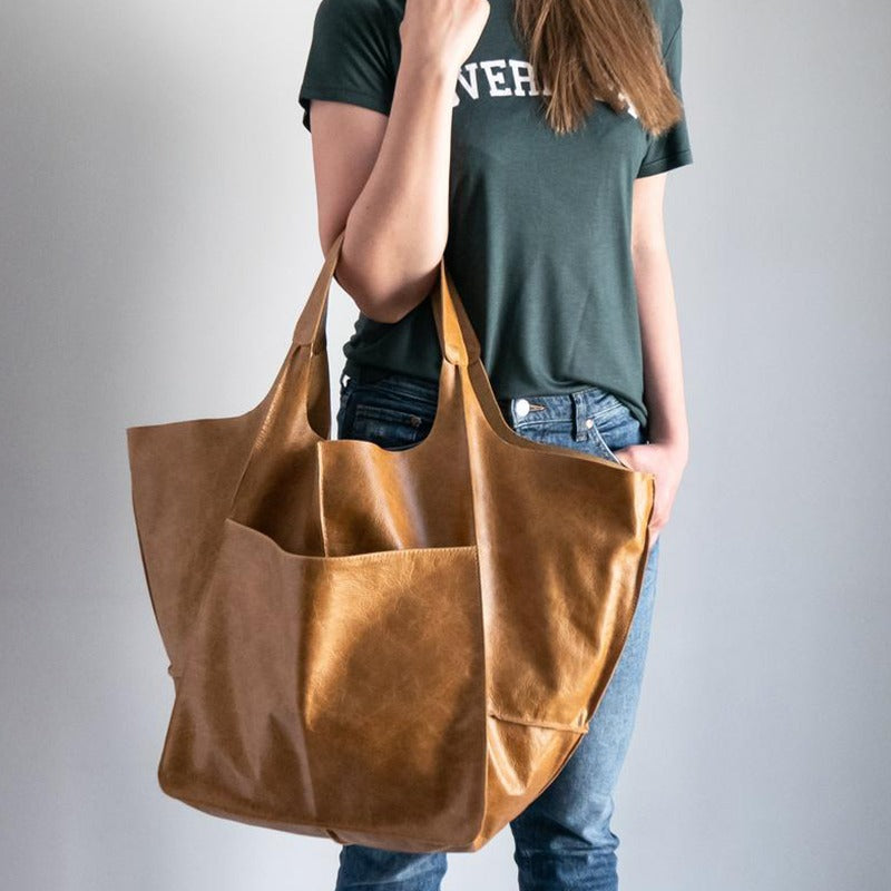 Origami Bag - Sac à main d’exception dépliable en cuir vegan - Beryleo