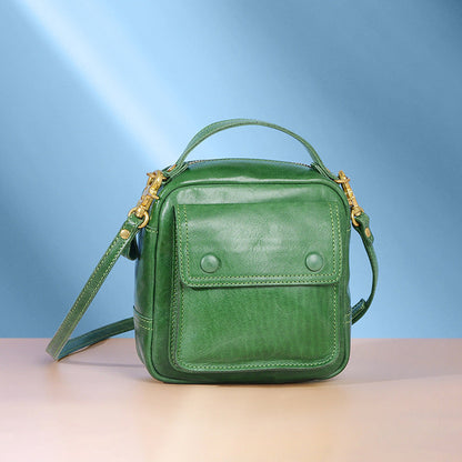 PocketBag - Sac vintage en véritable cuir - Beryleo