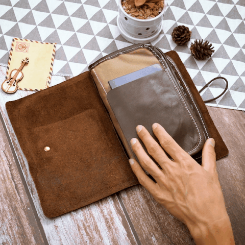 Vintage sac en cuir véritable - TimelessBag