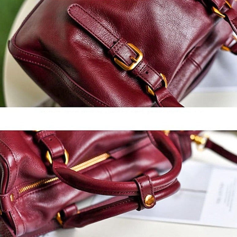 VersaillesBag - Sac vintage en véritable cuir - Beryleo