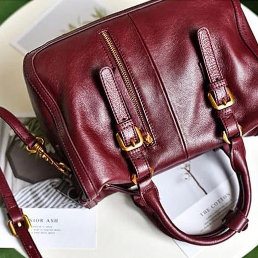 VersaillesBag - Sac vintage en véritable cuir - Beryleo