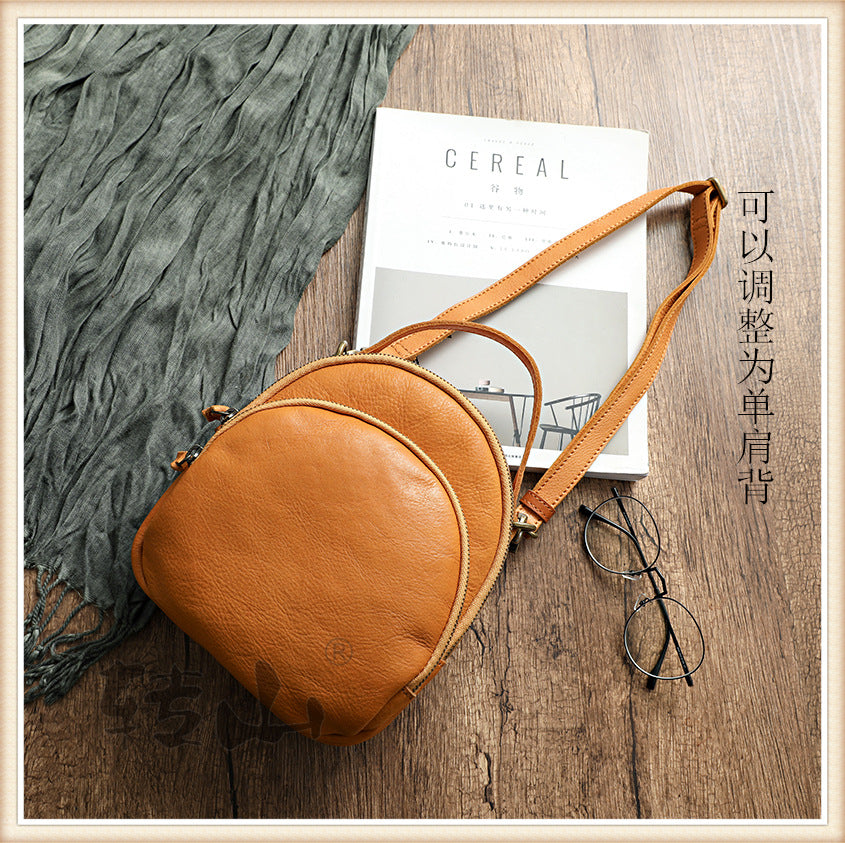 Vintage Sac en cuir - Croisade Bag - Beryleo