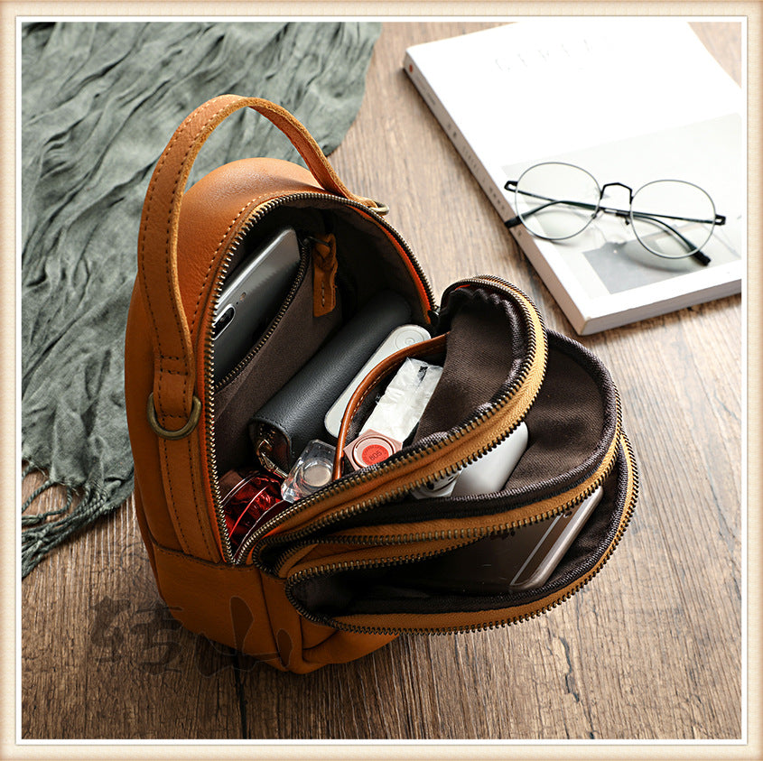 Vintage Sac en cuir - Croisade Bag - Beryleo