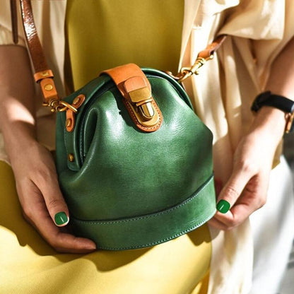 Vintage sac en cuir - CurveBag - Beryleo