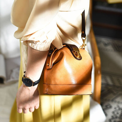 Vintage sac en cuir - CurveBag - Beryleo