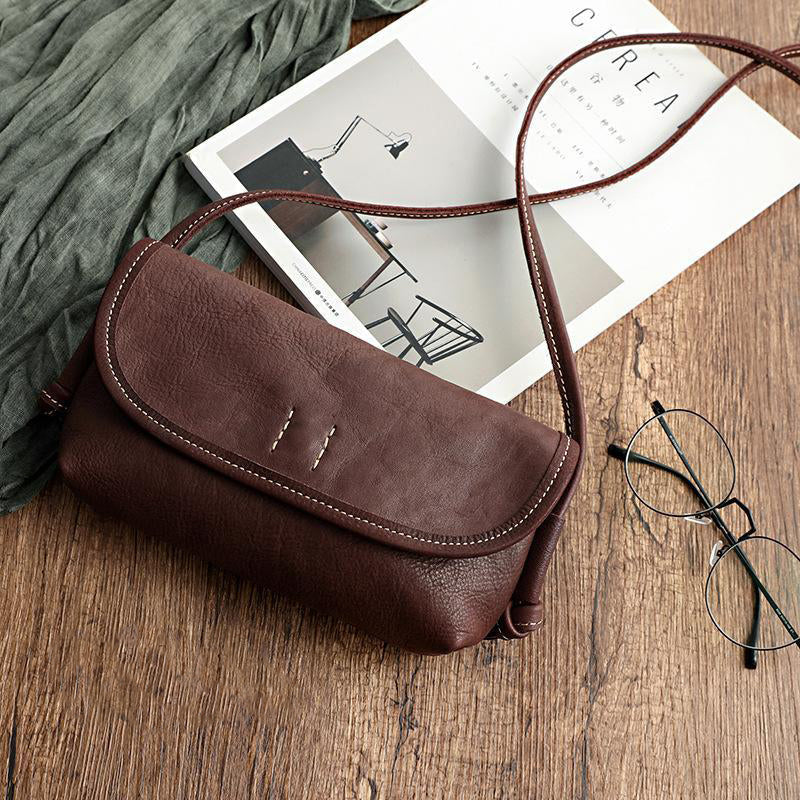 Vintage Sac en cuir - PochetteBag - Beryleo