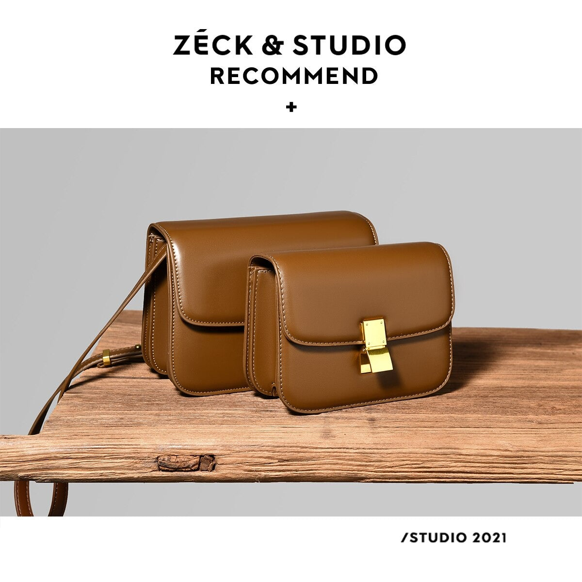 Zeck & Studio Bag - Sac en véritable Cuir - Beryleo
