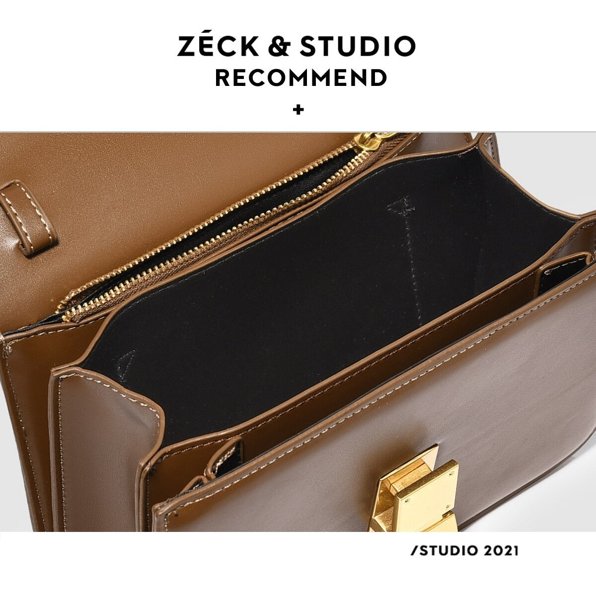 Zeck & Studio Bag - Sac en véritable Cuir - Beryleo